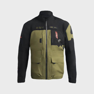 Leatt jaka Moto 6.5 HydraDri, haki brūna