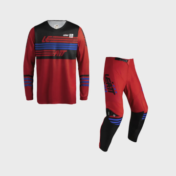 Leatt Ride Kit Moto 3.5 Stripes Red