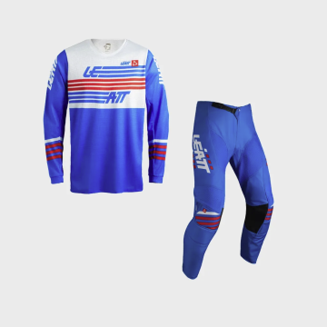 Leatt Ride Kit Moto 3.5 Stripes zils