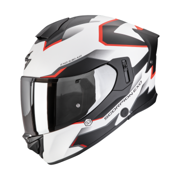 EXO-530 AIR CLIP Matt white-Black-Red