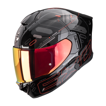 EXO-530 AIR FOND Metāliski melns-sarkans