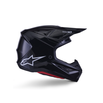 Alpinestars S-M7 Solid ķivere ECE06 Black