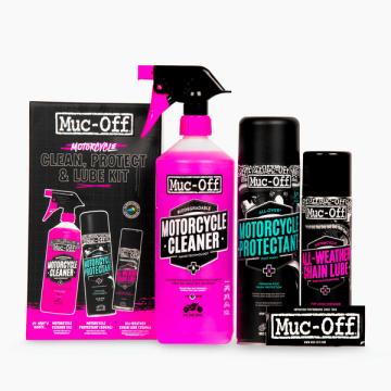 Muc-Off 21382 Motorcycle Clean, Protect & Lube Kit V2