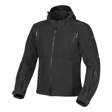Sweep Suburb lightweight softshell mc jacket, black
