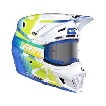 Leatt ķiveres komplekts Moto 7.5 Pixel Blue V26