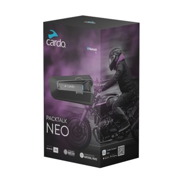 Cardo PACKTALK NEO SINGLE motocikla sakaru sistēma