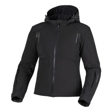 Sweep Suburb softshell mc LADY jacket, black