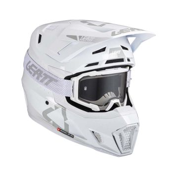 Leatt ķiveres komplekts Moto 7.5 White V25