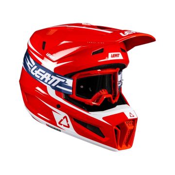Leatt ķiveres komplekts Moto 3.5 Red V26