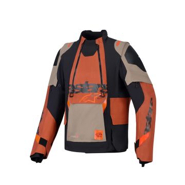 Куртка Alpinestars Halo Pro Drystar XF, ламинированная, цвет «орех-ржавчина-черный»