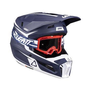 Leatt ķiveres komplekts Moto 3.5 Junior Blue V26