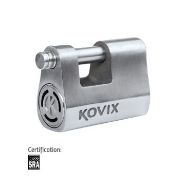 KOVIX alarmed padlock 12mm 120 db