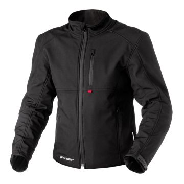 Sweep Dune light softshell mc jacket, black